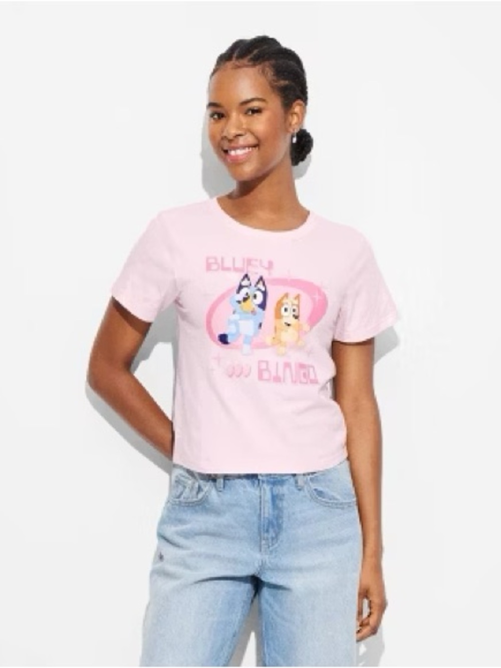 NWT Women’s Bluey & Bingo Shrunken T Shirt - Size: Small